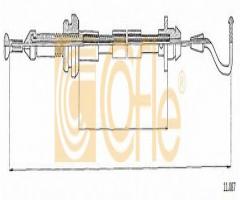 Cofle 11.087 linka gazu vw seat, seat toledo i (1l), vw golf i (17)