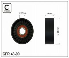 Caffaro 43-00 rolka napinacza, chrysler voyager iii (gs)
