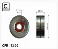 Caffaro 163-00 rolka napinacza paska renault volvo, renault laguna i (b56_, 556_), volvo 960 (964)