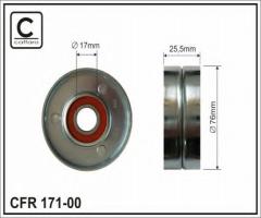 Caffaro 171-00 rolka prowadząca, audi coupe (89, 8b), skoda superb (3u4), vw passat (3b2)