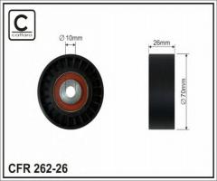 Caffaro 262-26 rolka prowadząca ford, hyundai grandeur (tg), kia opirus (gh)