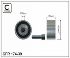 Caffaro 174-39 rolka prowadząca mitsubishi renault volvo, mitsubishi carisma (da_)