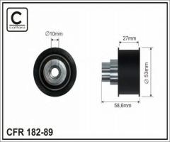 Caffaro 182-89 rolka prowadząca opel, opel kadett e hatchback (33_, 34_, 43_, 44_)