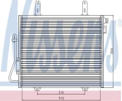 Nissens 94324 chłodnica klimatyzacji renault, renault kangoo (kc0/1_)