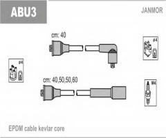 Janmor abu3 przewody zapłonowe audi 80 b2 b3 b4 1.6 1.8 2.0 e, audi 80 (81, 85, b2)