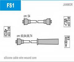 Janmor fs1 przewody wysokiego napięcia komplet ford, ford fiesta i (gfbt), ford otosan anadol