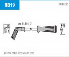 Janmor rb19 przewody zapłonowe renault megane i scenic 1.6 proline, renault megane i (ba0/1_)