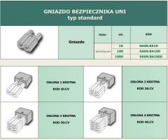 Connect 666n gniazdo bezpiecznika płytkowego typ standard