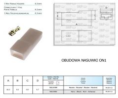Connect on1b obudowa nasuwki on1b 6,3e