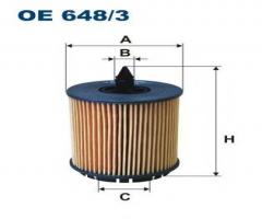 Filtron oe648/3 filtr oleju opel vectra, alfa romeo 159 (939), cadillac bls