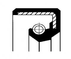 Corteco 12011484 uszczelniacz 20x35x6