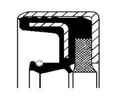 Corteco 12016289 uszczelniacz 40x60x25