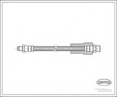 Corteco 19026692 przewód hamulcowy giętki bmw, bmw 3 (e30)