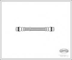 Corteco 19018172 przewód hamulcowy giętki renault megane 96-02 t, renault 9 (l42_)