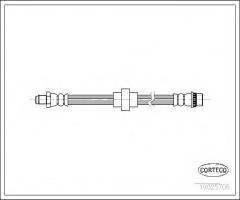 Corteco 19025706 przewód hamulcowy giętki renault megane 96-02 p, renault megane i (ba0/1_)