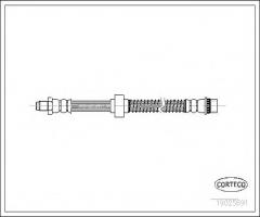 Corteco 19025691 przewód hamulcowy giętki citroen, citroËn xantia (x1)