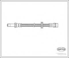 Corteco 19020538 przewód hamulcowy giętki seat toledo, seat toledo i (1l)