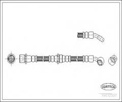 Corteco 19032507 przewód hamulcowy giętki subaru, subaru forester (sf)