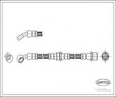 Corteco 19032508 przewód hamulcowy giętki subaru, subaru forester (sf)