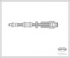Corteco 19025840 przewód hamulcowy giętki fiat ducato, citroËn jumper nadwozie pełne (230l)