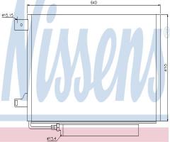 Nissens 94911 chłodnica klimatyzacji z osuszaczem mercedes,, mercedes-benz klasa a (w169)