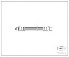 Corteco 19018519 przewód hamulcowy giętki audi, audi coupe (81, 85), vw k 70 (48)