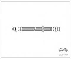 Corteco 19027752 przewód hamulcowy giętki volvo, volvo s90