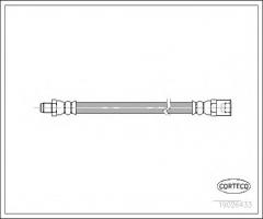 Corteco 19026433 przewód hamulcowy giętki iveco, iveco daily iii platforma / podwozie