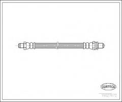 Corteco 19027672 przewód hamulcowy giętki ford, austin maestro (xc)