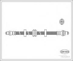 Corteco 19032853 przewód hamulcowy giętki ford, ford mondeo i (gbp)