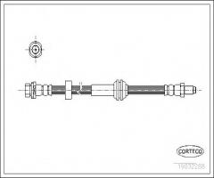 Corteco 19032288 przewód hamulcowy giętki ford, ford focus (daw, dbw)