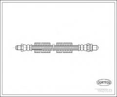 Corteco 19020533 przewód hamulcowy giętki ford, ford ka (rb_)