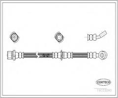 Corteco 19033040 przewód hamulcowy giętki, subaru legacy i kombi (bc, bjf)