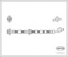 Corteco 19032856 przewód hamulcowy giętki, nissan primera (p11)