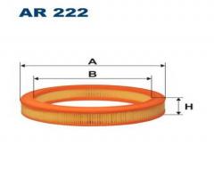 Filtron ar222 filtr powietrza ford escort, fiesta, orion 1.4, ford escort iv (gaf, awf, abft)