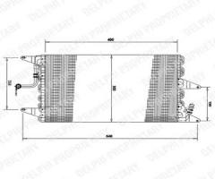 Delphi tsp0225162 chłodnica klimatyzacji fiat, fiat punto (176)