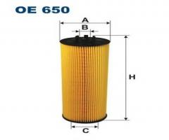 Filtron oe650 filtr oleju audi a4,a6, audi a8 (4d2, 4d8), skoda superb (3u4)