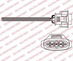 Delphi es10792-12b1 sonda lambda fiat