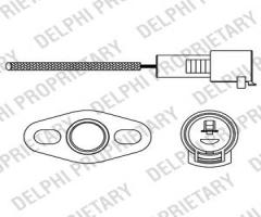 Delphi es10226-12b1 sonda lambda toyota, toyota corolla liftback (_e9_)