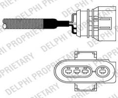 Delphi es10967-12b1 sonda lambda vag, seat ibiza ii (6k1), vw passat (3a2, 35i)