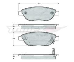 Tomex 1486 klocki hamulcowe opel corsa d 06-1,3cdti, opel corsa d