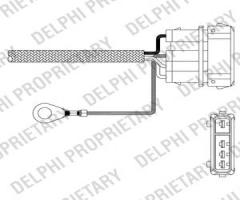 Delphi es11010-12b1 sonda lambda vw, vw polo (86c, 80)