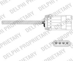 Delphi es11049-12b1 sonda lambda opel, opel vectra a (86_, 87_)