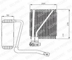 Delphi tsp0525146 parownik ford, ford galaxy (wgr), seat alhambra (7v8, 7v9)