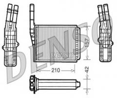 Denso drr23013 nagrzewnica renault, renault espace iv (jk0/1_)