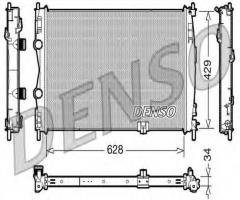 Denso drm46017 chłodnica silnika nissan, nissan qashqai / qashqai +2 (j10, jj10)