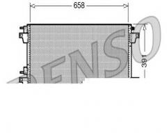 Denso dcn23018 chłodnica klimatyzacji renault, renault vel satis (bj0_)
