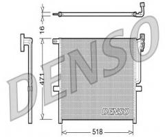 Denso dcn05001 chłodnica klimatyzacji bmw, bmw x3 (e83)
