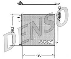 Denso dcn05009 chłodnica klimatyzacji bmw, bmw x5 (e53)