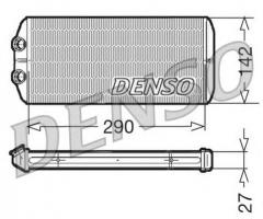 Denso drr07005 nagrzewnica citroen peugeot, citroËn xsara picasso (n68), peugeot partner tepee